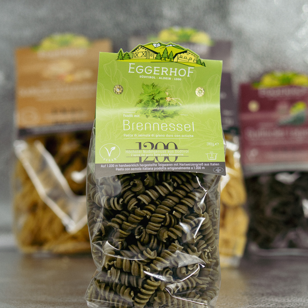 Brennnessel-Nudeln vom Eggerhof – Würzige Kräuterpasta aus Südtirol