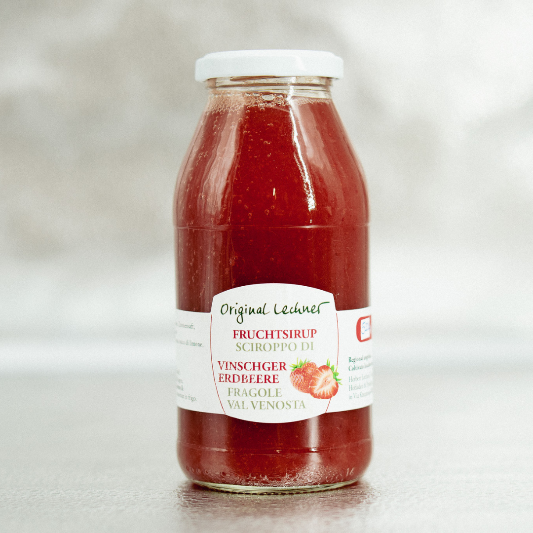 Vinschger Erdbeersirup – süß & verführerisch 500ml