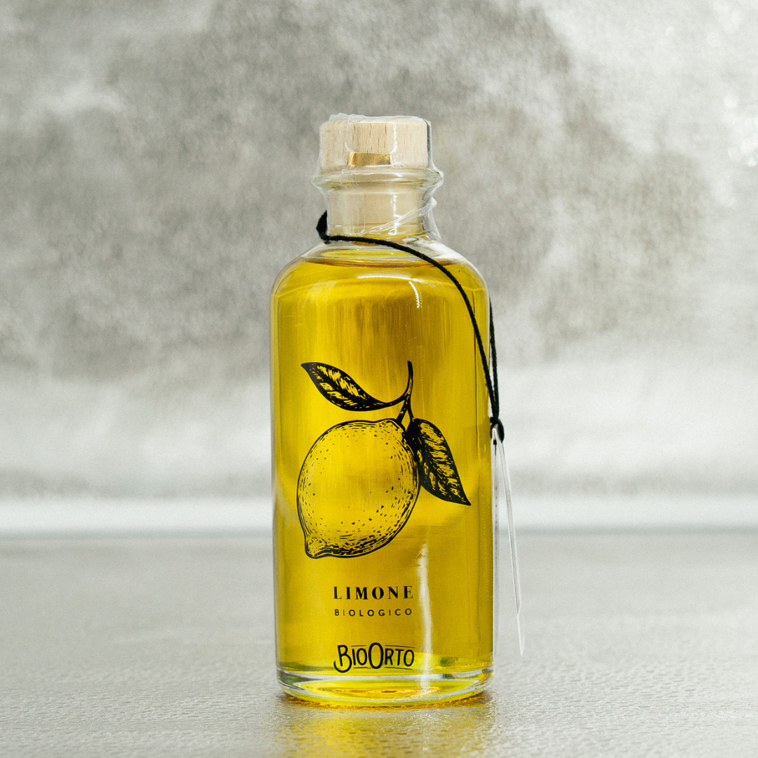 Bio-Olivenöl mit Zitrone – BioOrto, 200 ml – frisch & zitronig