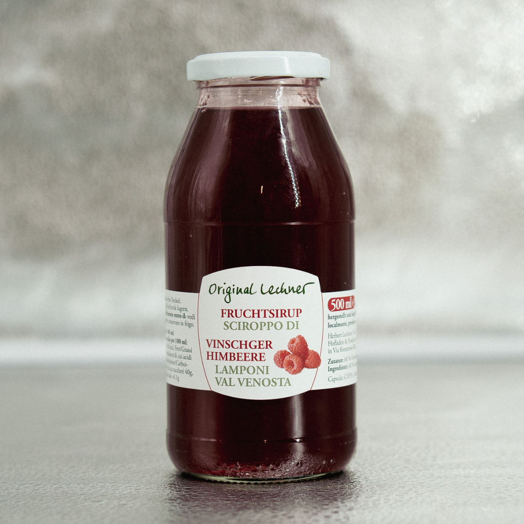Vinschger Himbeersirup – fruchtig & intensiv 500ml