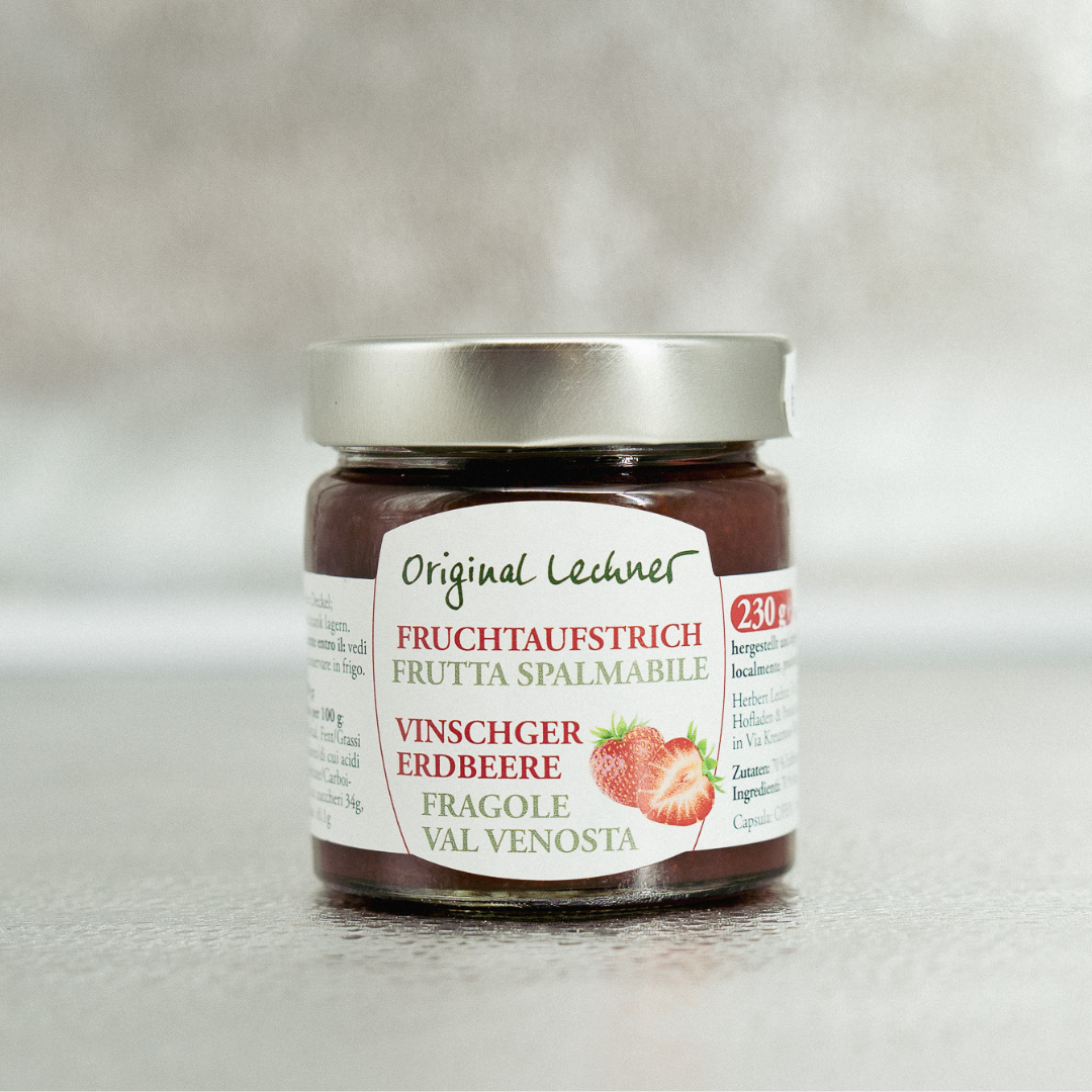 Vinschger Erdbeeraufstrich – süß & vollfruchtig